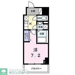 久里浜5丁目マンション 903 9階1Kの間取り