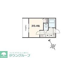 MELLAS海の公園駅 1Kの間取図画像
