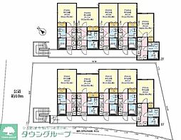 スカイヒルズSASAGE 1Kの間取図画像
