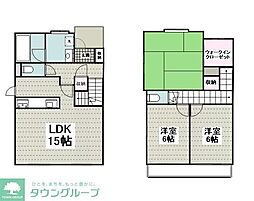 ライトハウス磯子2 2LDKの間取図画像