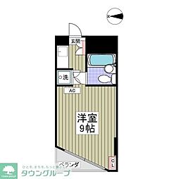 シーサイドコート金沢八景 ワンルームの間取図画像