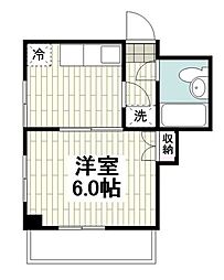 エレガンス金沢文庫 1Kの間取図画像