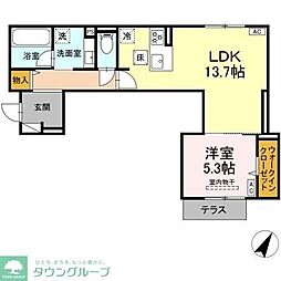 和～nagomi～ 1LDKの間取図画像