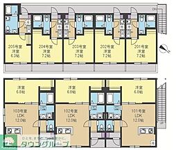 Stella杉田 1Kの間取図画像