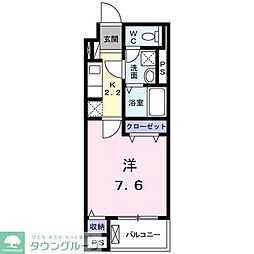 エクセルコート 1Kの間取図画像