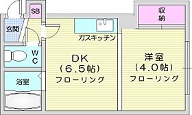 北海道札幌市北区北二十四条西15丁目（賃貸アパート1DK・2階・22.00㎡） その2