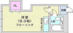 ケンタクコーポ南13条  ｜ 北海道札幌市中央区南十三条西8丁目2-8（賃貸アパート1R・3階・19.80㎡） その2