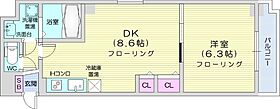 アベニール21  ｜ 北海道札幌市北区北二十一条西4丁目1-22（賃貸マンション1LDK・4階・33.72㎡） その2