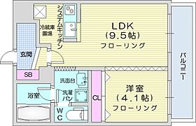 MAHALO OHASHI HOKUDAI  ｜ 北海道札幌市北区北十九条西7丁目（賃貸マンション1LDK・3階・33.50㎡） その2