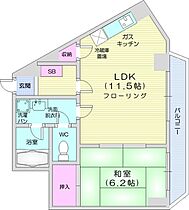 北21条ハイツ  ｜ 北海道札幌市北区北二十一条西8丁目（賃貸マンション1LDK・3階・39.64㎡） その2