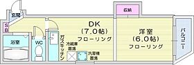 ノールアベニュー14  ｜ 北海道札幌市北区北十四条西2丁目（賃貸マンション1DK・1階・30.62㎡） その2