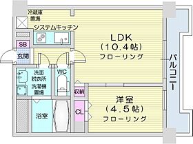 UURコート札幌北三条  ｜ 北海道札幌市中央区北三条東3丁目（賃貸マンション1LDK・6階・35.07㎡） その2