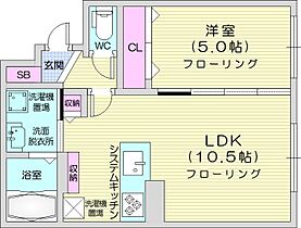 北海道札幌市北区北三十二条西3丁目（賃貸マンション1LDK・4階・36.38㎡） その2