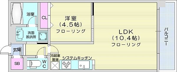 JPnoie円山表参道 ｜北海道札幌市中央区北一条西21丁目(賃貸マンション1LDK・13階・35.37㎡)の写真 その2