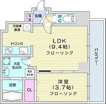 北海道札幌市北区北二十三条西2丁目（賃貸マンション1LDK・11階・33.01㎡） その2