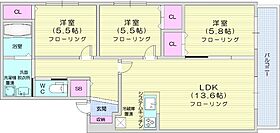 Grand-PlaceN11Cocoro  ｜ 北海道札幌市東区北十一条東12丁目（賃貸マンション3LDK・2階・67.50㎡） その2