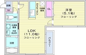 北海道札幌市北区北三十条西3丁目（賃貸マンション1LDK・3階・35.45㎡） その2