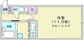 北海道札幌市北区麻生町3丁目（賃貸マンション1K・4階・38.50㎡） その2