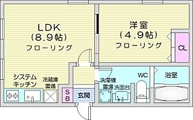 CASAROYAL  ｜ 北海道札幌市東区北二十条東12丁目（賃貸アパート1LDK・2階・31.84㎡） その2