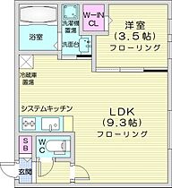 AltaMarea月寒中央  ｜ 北海道札幌市豊平区月寒東一条6丁目（賃貸マンション1LDK・4階・33.34㎡） その2