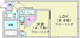 ゼスティ大通り  ｜ 北海道札幌市中央区大通西17丁目（賃貸マンション1LDK・4階・29.05㎡） その2