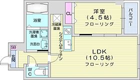 北海道札幌市北区北三十一条西2丁目（賃貸マンション1LDK・8階・33.30㎡） その2