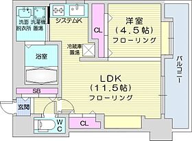 ピュア東彩館2  ｜ 北海道札幌市中央区南三条西9丁目（賃貸マンション1LDK・7階・41.49㎡） その2