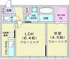 エルム時館  ｜ 北海道札幌市北区北十八条西7丁目（賃貸マンション1LDK・3階・34.30㎡） その2