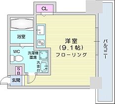 ジュエルタワー  ｜ 北海道札幌市中央区南七条西6丁目（賃貸マンション1R・16階・21.19㎡） その2