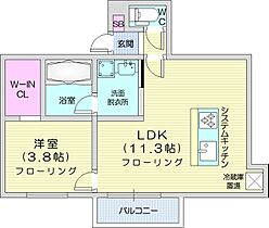 タウンハウス山鼻  ｜ 北海道札幌市中央区南十七条西13丁目（賃貸アパート1LDK・1階・34.18㎡） その2