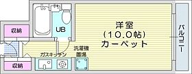 しんたくハイツ南大通S  ｜ 北海道札幌市中央区南一条西18丁目（賃貸マンション1R・5階・20.14㎡） その2