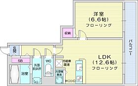 PRIMEURBAN札幌RIVERFRONT  ｜ 北海道札幌市中央区南九条西1丁目（賃貸マンション1LDK・25階・44.69㎡） その2