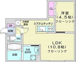 patio豊平公園  ｜ 北海道札幌市豊平区豊平四条11丁目（賃貸マンション1LDK・4階・34.78㎡） その2