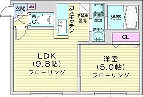 北海道札幌市北区北三十二条西2丁目（賃貸マンション1LDK・1階・31.51㎡） その2