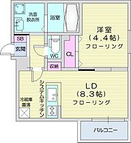 S-RESIDENCE東札幌azure  ｜ 北海道札幌市白石区東札幌六条2丁目（賃貸マンション1LDK・3階・35.10㎡） その2