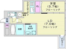 Court　Tiara  ｜ 北海道札幌市豊平区西岡四条8丁目（賃貸マンション1LDK・2階・30.20㎡） その2