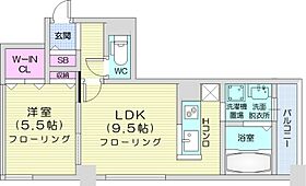 ノンナ ミーア  ｜ 北海道札幌市中央区南三条西8丁目（賃貸マンション1LDK・9階・37.72㎡） その2