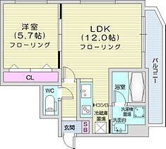 ドエル南円山  ｜ 北海道札幌市中央区南四条西24丁目（賃貸マンション1LDK・8階・39.70㎡） その2