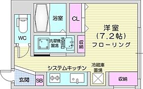 北海道札幌市北区新琴似七条1丁目（賃貸マンション1K・1階・20.01㎡） その2