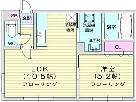 ORION188  ｜ 北海道札幌市東区北十八条東8丁目（賃貸マンション1LDK・2階・34.19㎡） その2