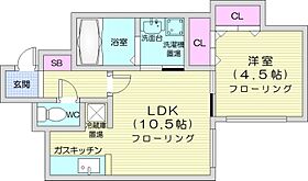 エンジェル  ｜ 北海道札幌市東区北十一条東4丁目（賃貸マンション1LDK・4階・31.18㎡） その2