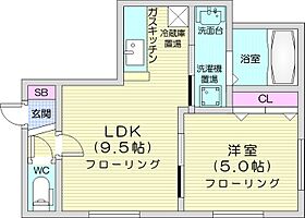 EASTBLUE  ｜ 北海道札幌市東区北十二条東11丁目（賃貸アパート1LDK・2階・32.92㎡） その2