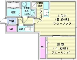 F・ASAHI　S7W17  ｜ 北海道札幌市中央区南七条西17丁目（賃貸マンション1LDK・2階・34.02㎡） その2