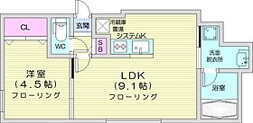 グランドサクセス北6条  ｜ 北海道札幌市中央区北六条西25丁目3-23（賃貸マンション1LDK・4階・32.26㎡） その2