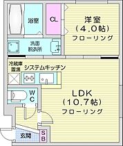 FUTABASQUAREN21  ｜ 北海道札幌市東区北二十一条東1丁目（賃貸マンション1LDK・1階・33.62㎡） その2