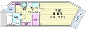 北海道札幌市北区麻生町6丁目（賃貸マンション1K・3階・23.98㎡） その2