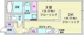 北海道札幌市北区北三十六条西3丁目（賃貸マンション1LDK・3階・30.03㎡） その2