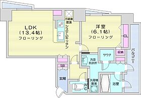 Fリミテッド北広島  ｜ 北海道北広島市中央5丁目（賃貸マンション1LDK・10階・51.44㎡） その2