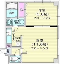 北海道札幌市東区北三十五条東15丁目（賃貸マンション1LDK・2階・39.15㎡） その2