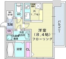 クレジデンス札幌・南4条  ｜ 北海道札幌市中央区南四条東2丁目（賃貸マンション1K・11階・26.52㎡） その2